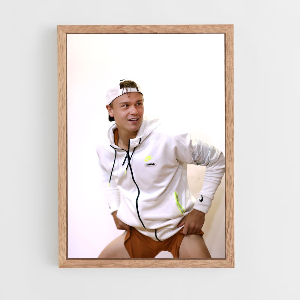Poster Holger rune – affiche Tennis (vue 4)